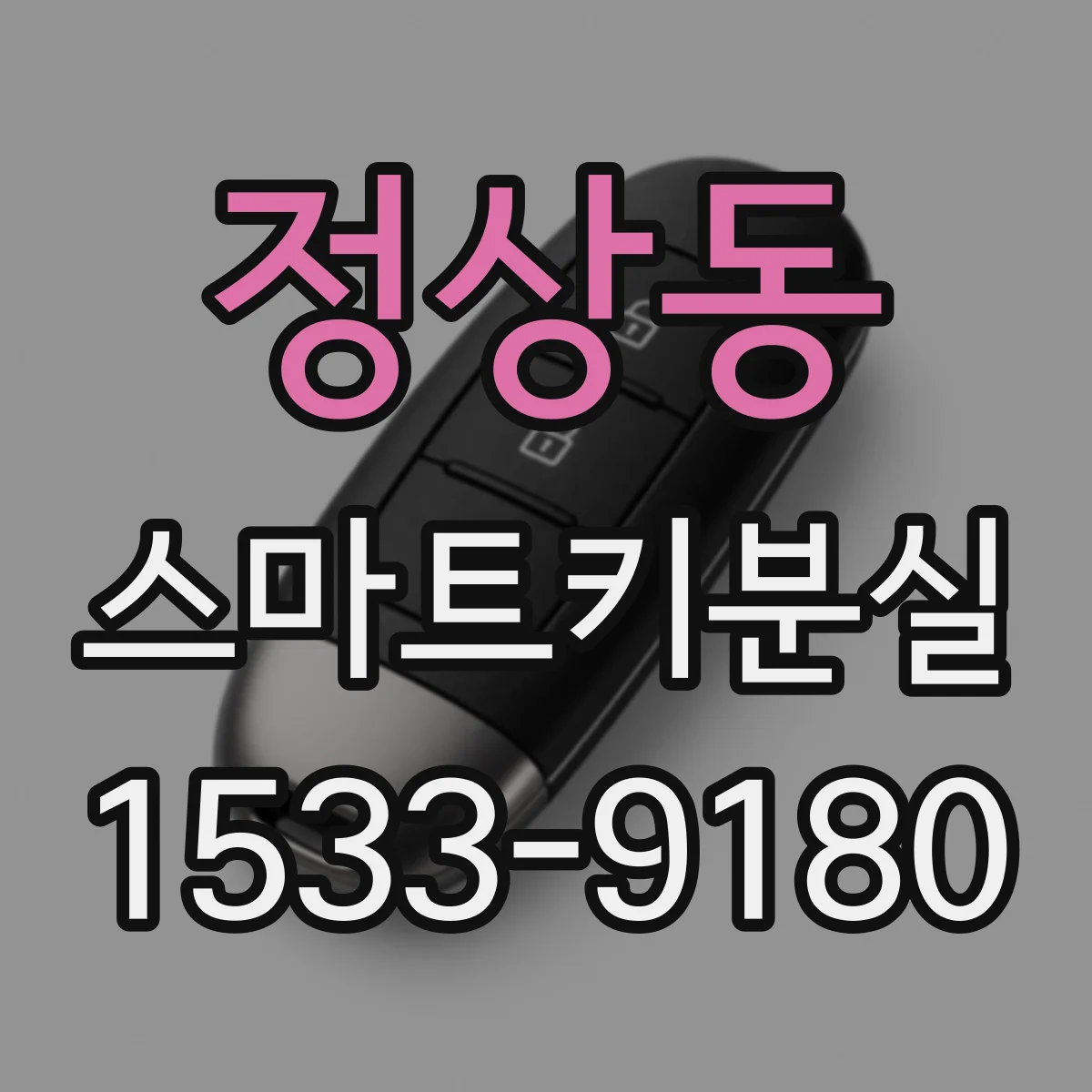 정상동 스마트키분실
