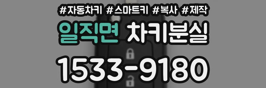 일직면 차키분실