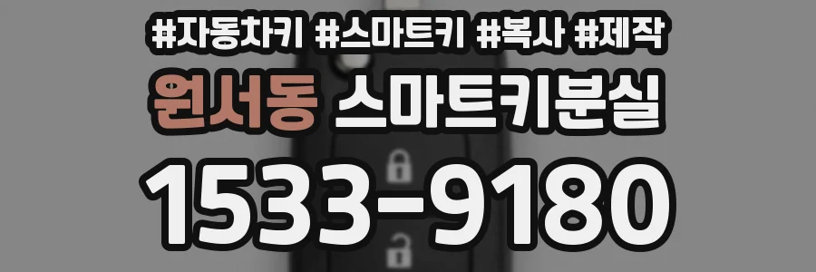 원서동 스마트키분실