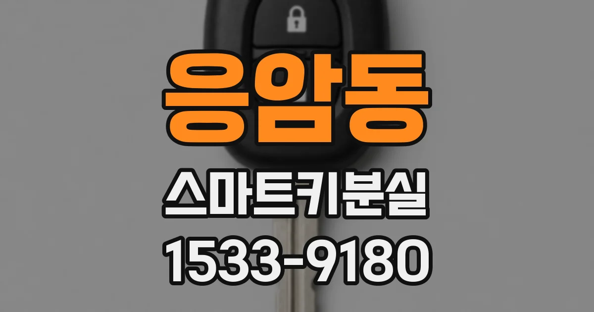 응암동 스마트키분실