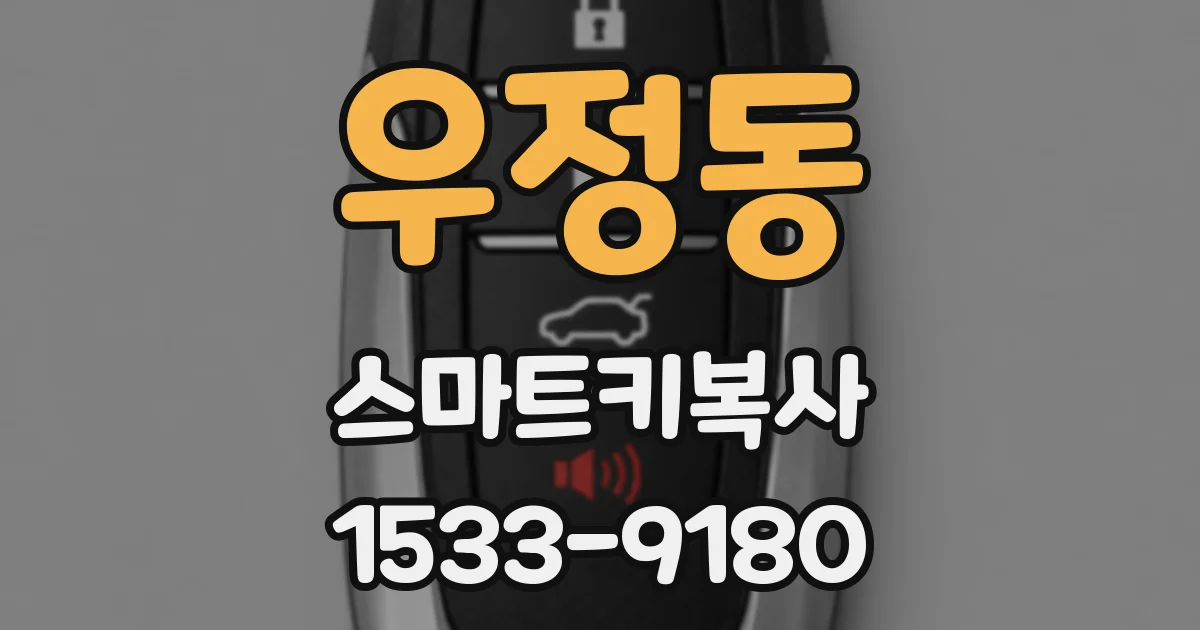우정동 스마트키복사