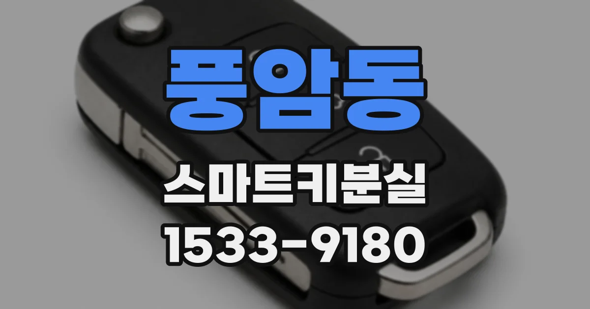 풍암동 스마트키분실