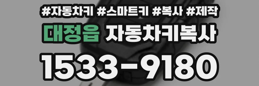 대정읍 자동차키복사