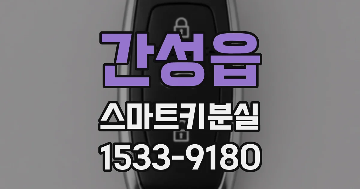 간성읍 스마트키분실