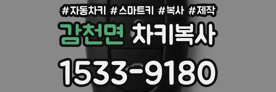 감천면 차키복사