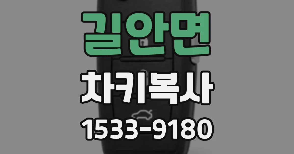 길안면 차키복사
