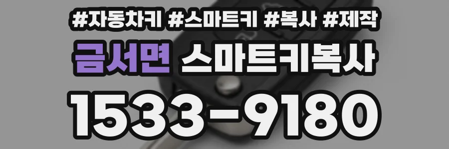 금서면 스마트키복사