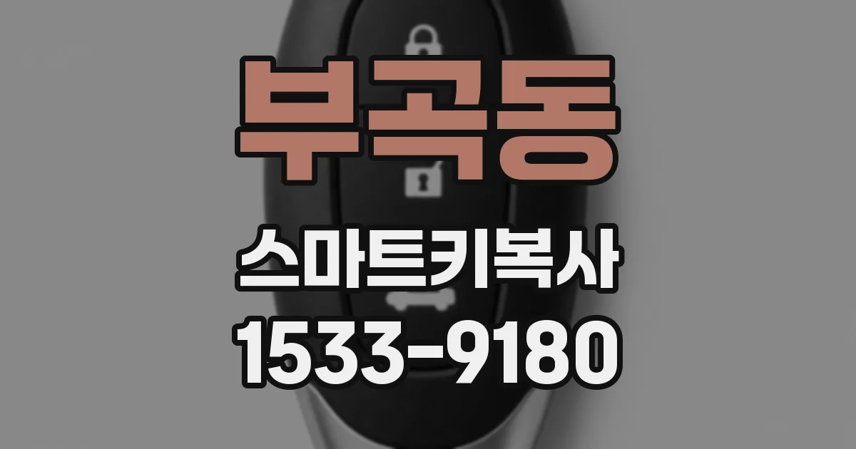 부곡동 스마트키복사