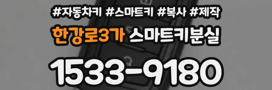 한강로3가 스마트키분실