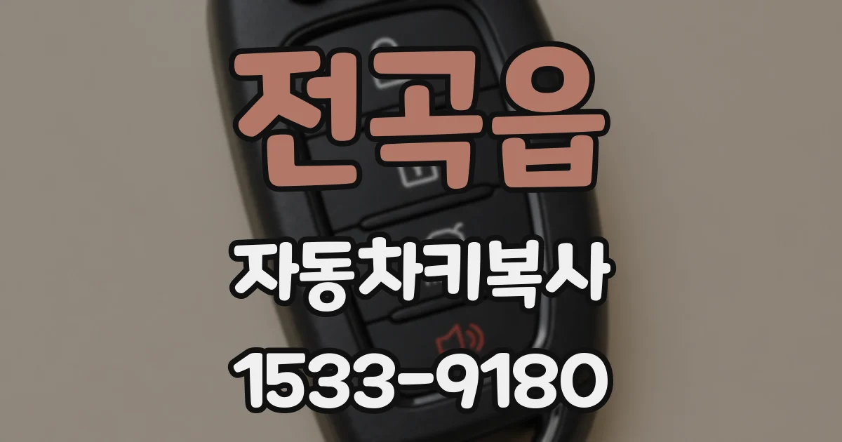 전곡읍 자동차키복사