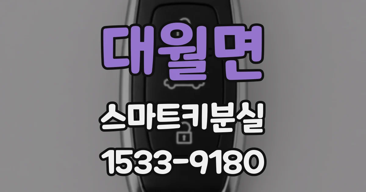 대월면 스마트키분실