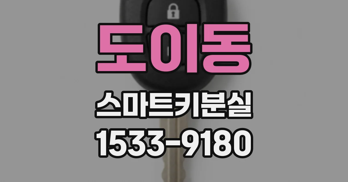 도이동 스마트키분실