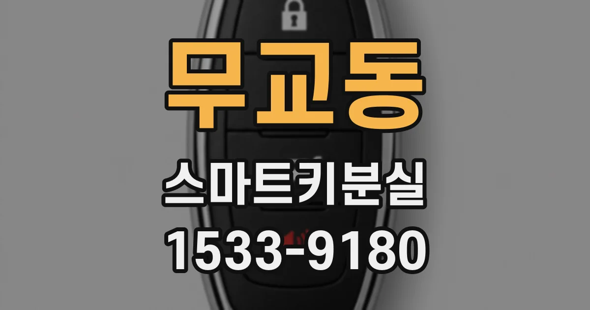 무교동 스마트키분실