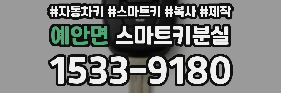 예안면 스마트키분실