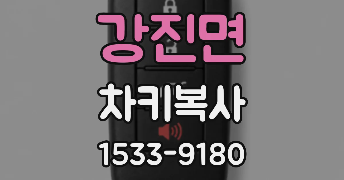 강진면 차키복사