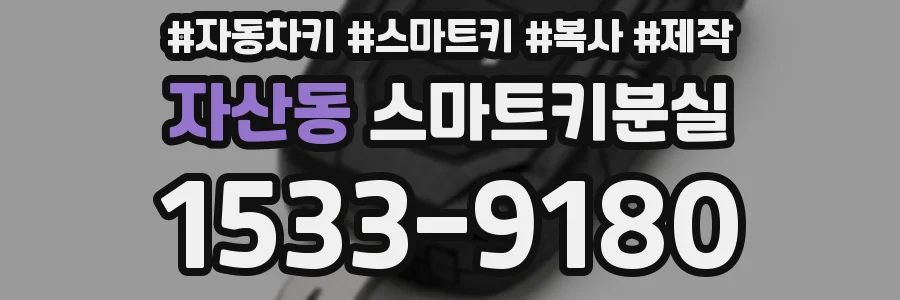자산동 스마트키분실