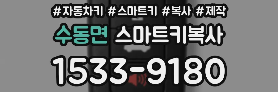 수동면 스마트키복사