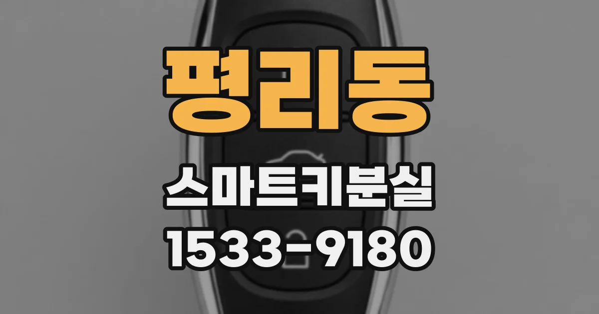 평리동 스마트키분실