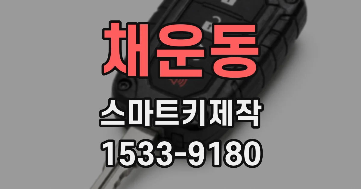 채운동 스마트키제작