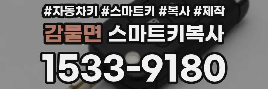 감물면 스마트키복사