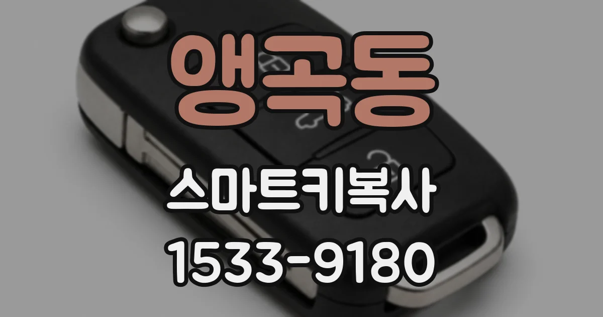 앵곡동 스마트키복사