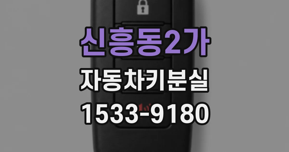 신흥동2가 자동차키분실