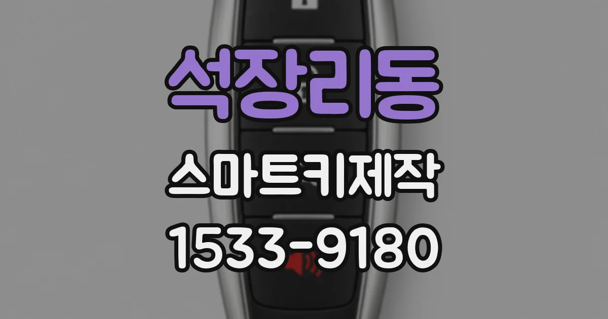 석장리동 스마트키제작