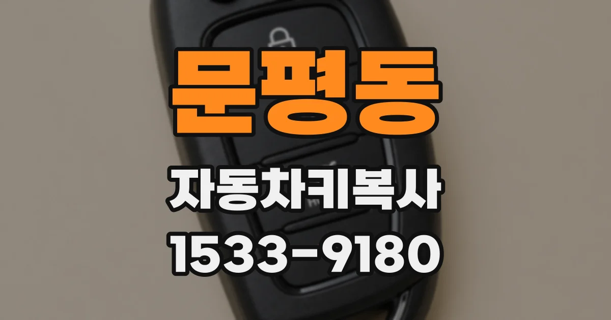 문평동 자동차키복사