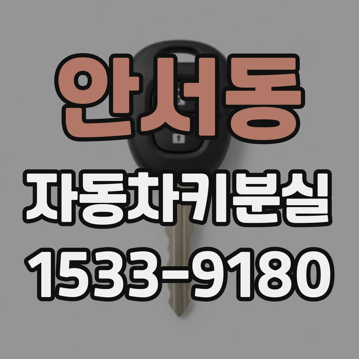 안서동 자동차키분실