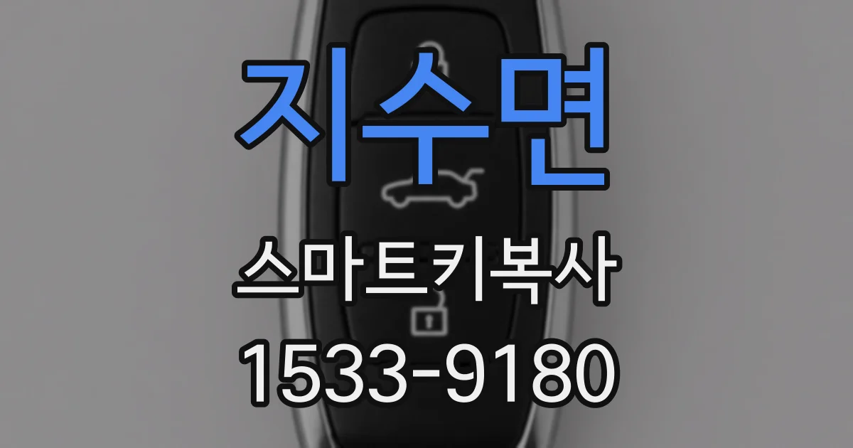 지수면 스마트키복사