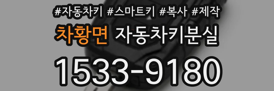 차황면 자동차키분실