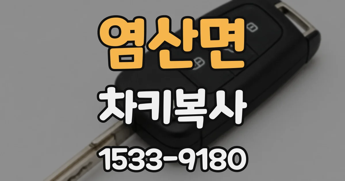 염산면 차키복사