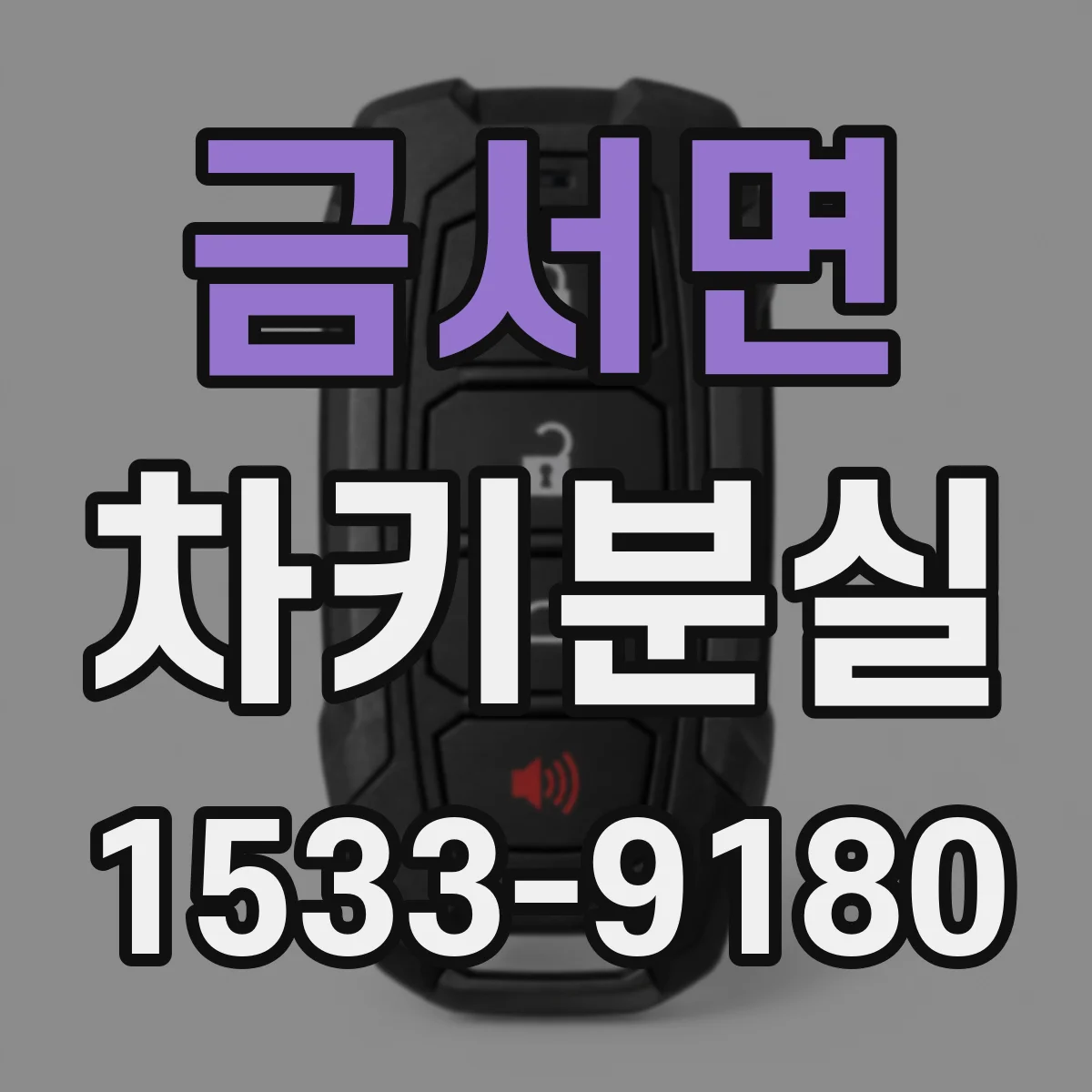 금서면 차키분실