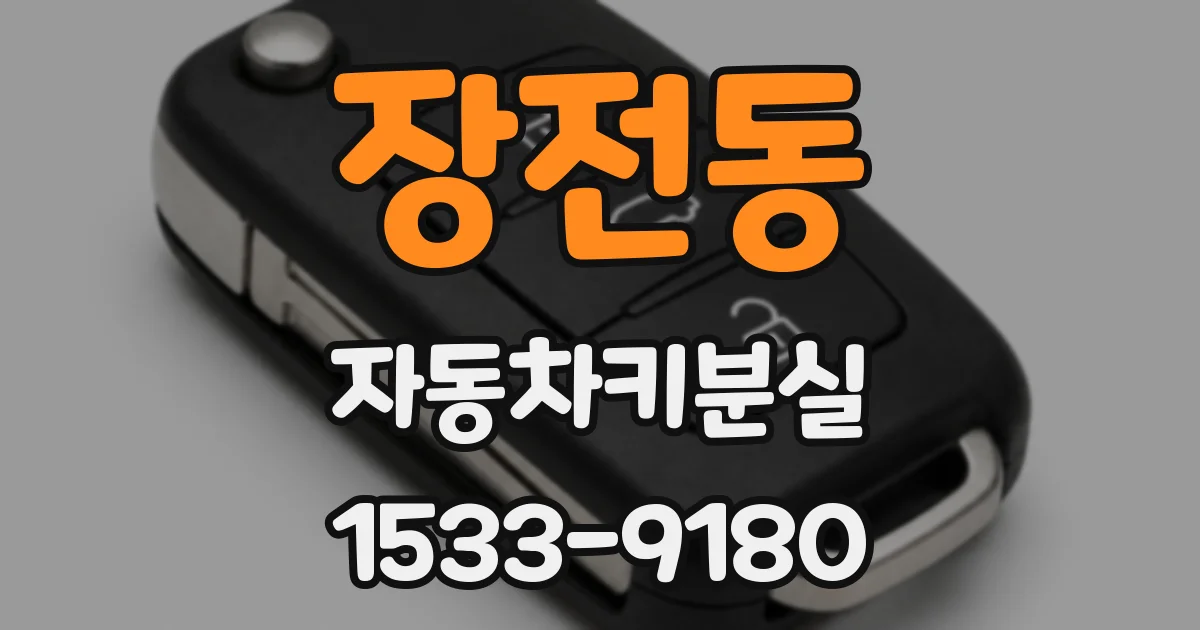 장전동 자동차키분실