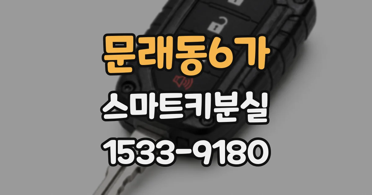 문래동6가 스마트키분실