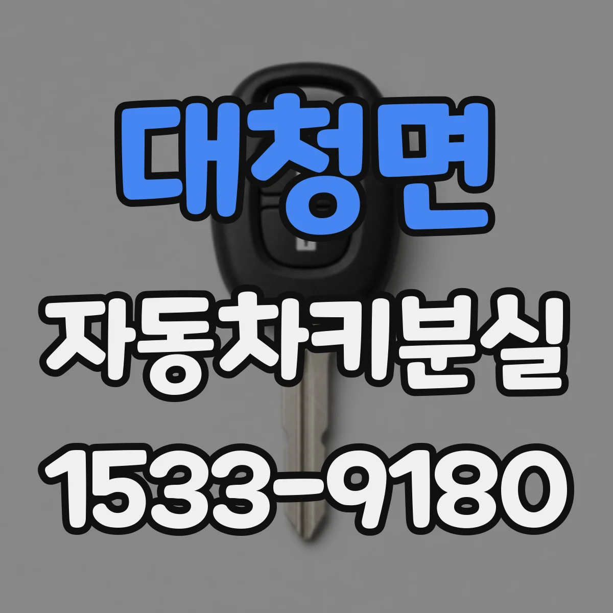 대청면 자동차키분실