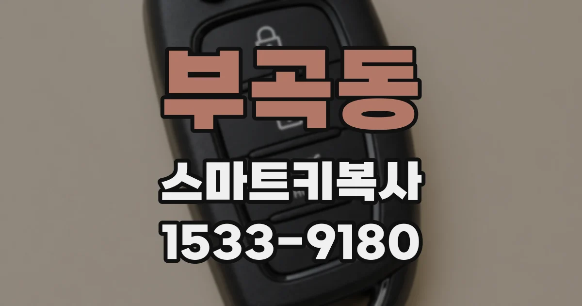 부곡동 스마트키복사