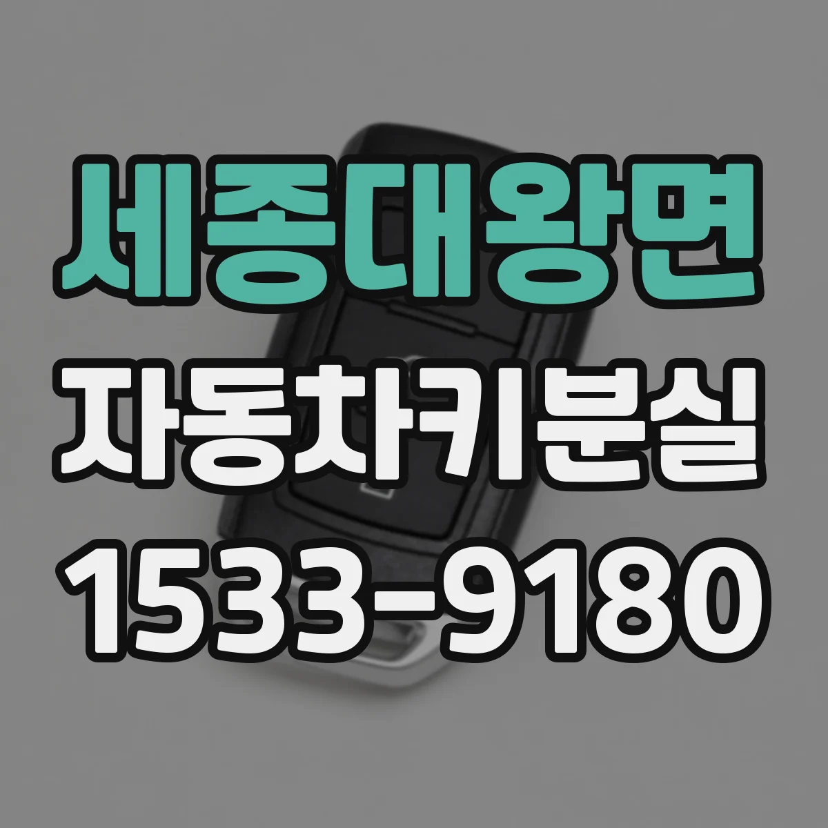 세종대왕면 자동차키분실