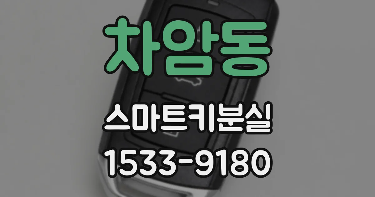 차암동 스마트키분실