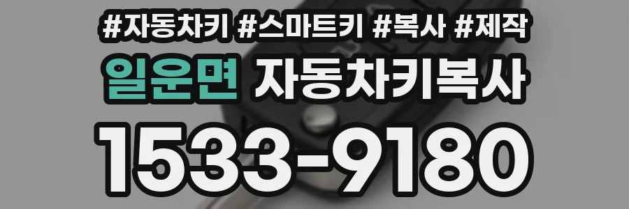 일운면 자동차키복사