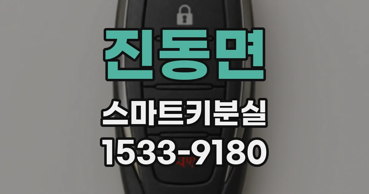 진동면 스마트키분실