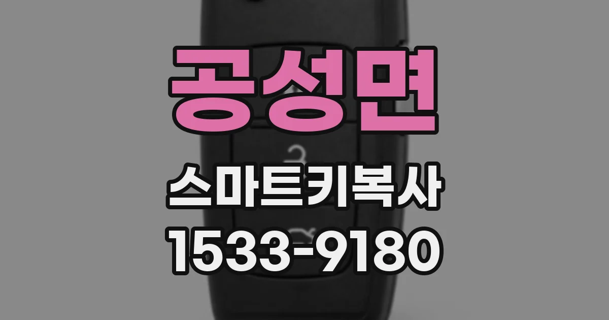 공성면 스마트키복사