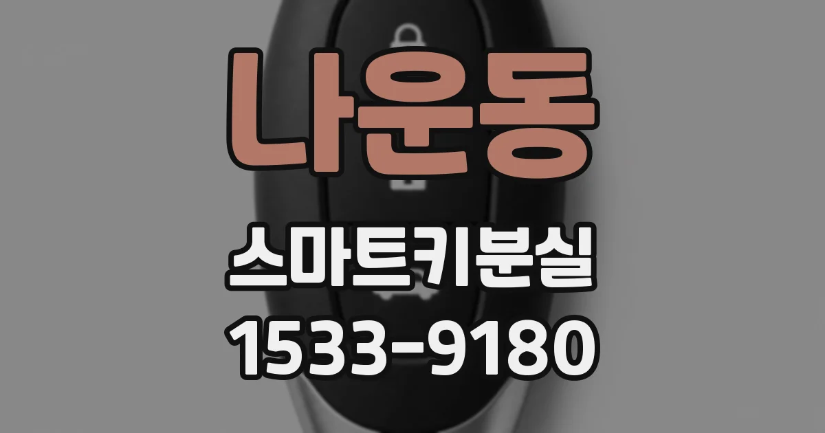 나운동 스마트키분실