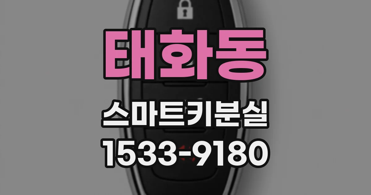 태화동 스마트키분실