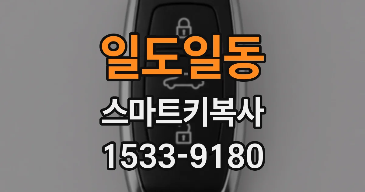 일도일동 스마트키복사