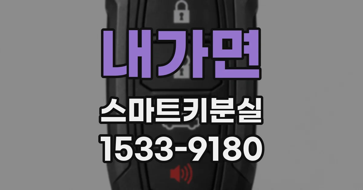 내가면 스마트키분실