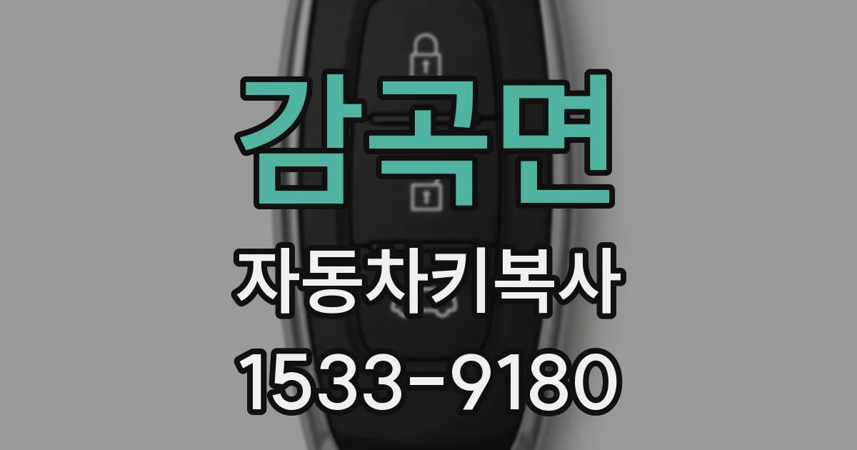 감곡면 자동차키복사