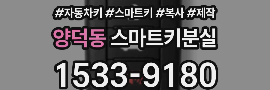 양덕동 스마트키분실