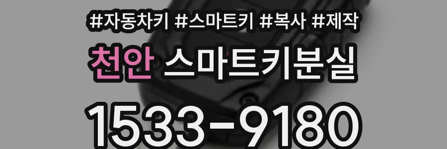 천안 스마트키분실