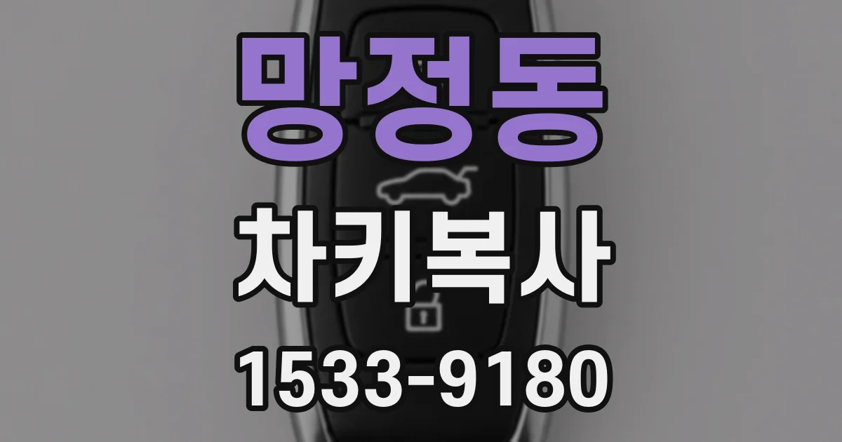 망정동 차키복사
